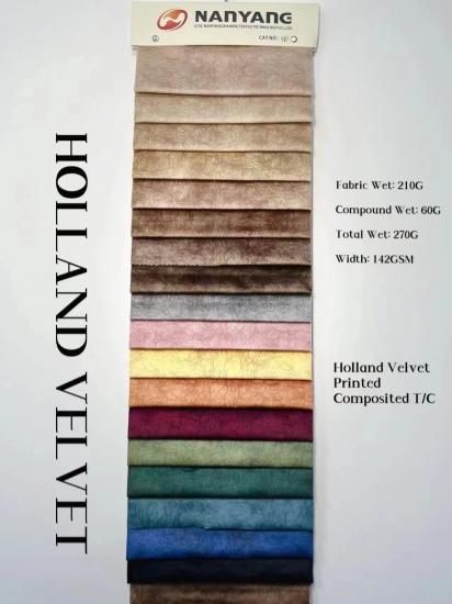 NY-13B Holland Velvet printed composite T/C - CNYARNTEXTILE