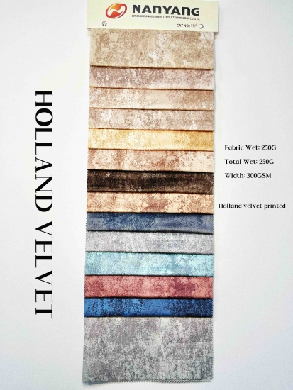 NY-09 Holland Velvet printed - CNYARNTEXTILE