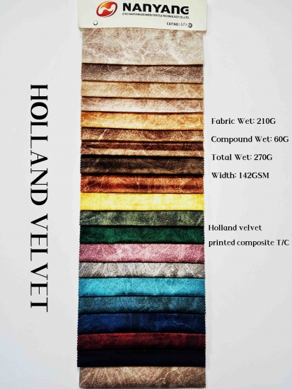 NY-30 Holland Velvet printed composite T/C - CNYARNTEXTILE