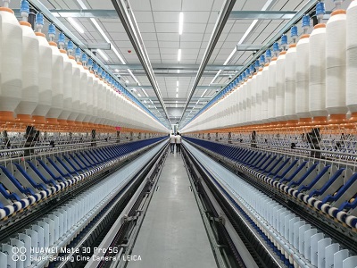 CNyarntextile's new spinning intelligent chemical plant