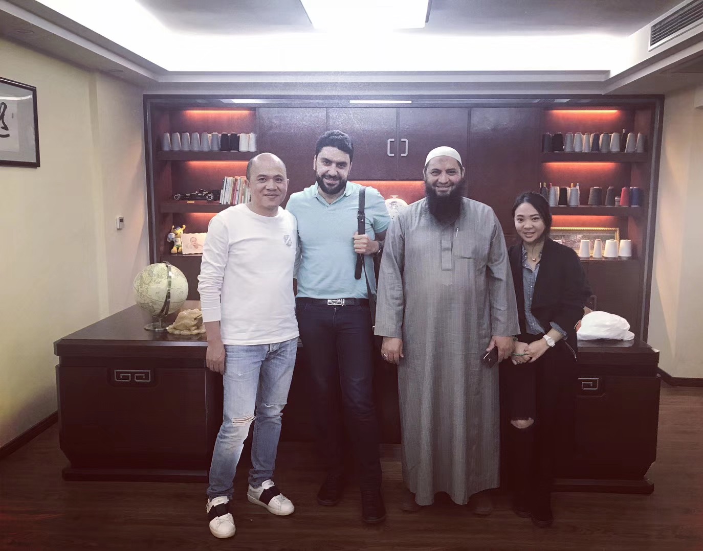 Egypt's customer visited our factory